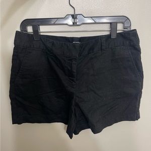 Ann Taylor Black Denim Shorts